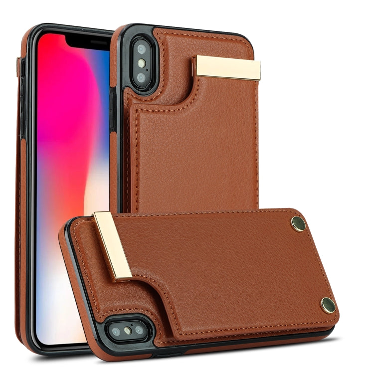 Metal Buckle Card Slots Phone Case