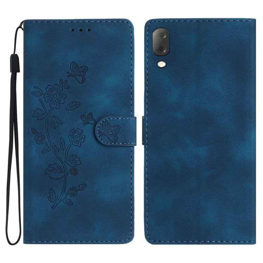 Flower Butterfly Embossing Pattern Leather Phone Case, For Sony Xperia L3, For Sony Xperia 10