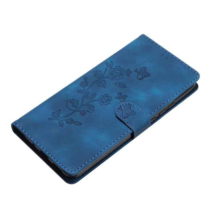 Flower Butterfly Embossing Pattern Leather Phone Case, For Sony Xperia 10 VII, For Sony Xperia 10 VI, For Sony Xperia 1 VI, For Sony Xperia 1 V, For Sony Xperia 10 V, For Sony Xperia 10 IV, For Sony Xperia L4, For Sony Xperia 5
