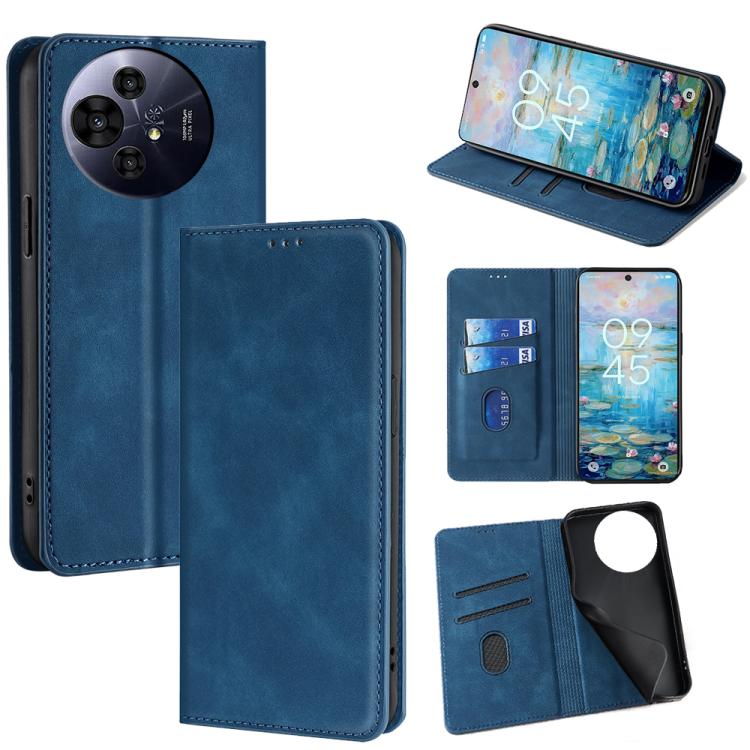 Skin Feel Magnetic Leather Phone Case, For TCL 60R 5G, For TCL 503 4G, For TCL 50 NxtPaper 5G