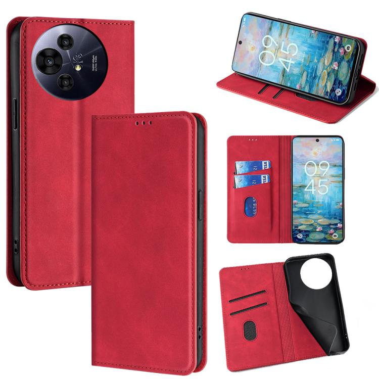 Skin Feel Magnetic Leather Phone Case, For TCL 60R 5G, For TCL 503 4G, For TCL 50 NxtPaper 5G