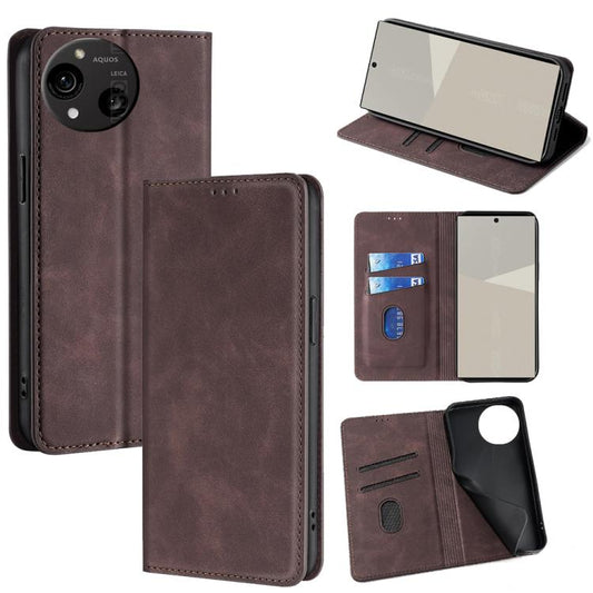 Skin Feel Magnetic Leather Phone Case