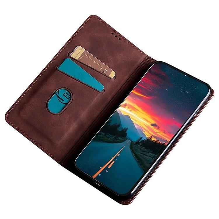 Skin Feel Magnetic Leather Phone Case, For Sharp Aquos R10, For Sharp Aqous wish5, For Sharp Aquos Wish4, For Sharp Aquos R9, For Sharp Aquos Sense 8, For Sharp Aquos R8 Pro SH-51, For Sharp Aquos R8 SH-52D, For Sharp Aqous Wish3