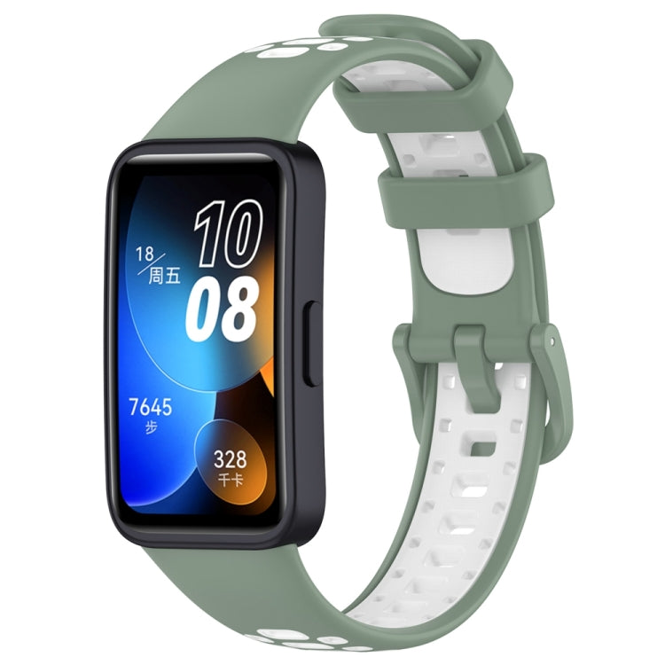 Two Color Silicone Watch Band