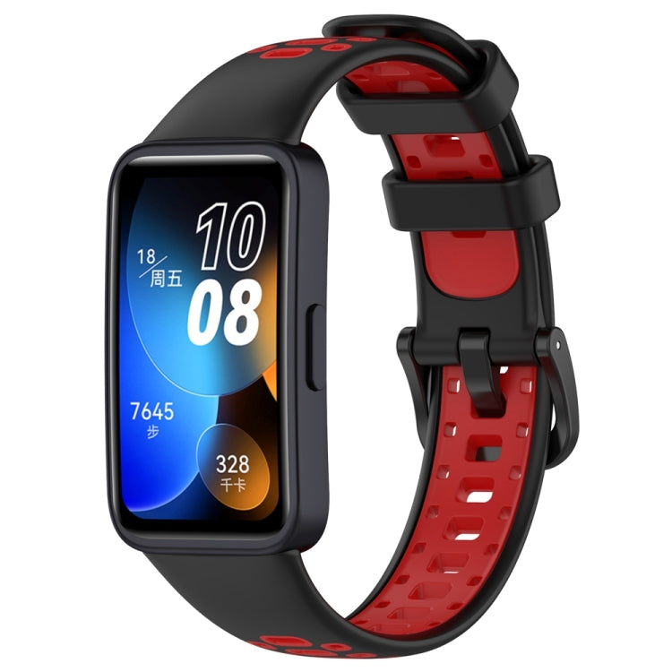Two Color Silicone Watch Band