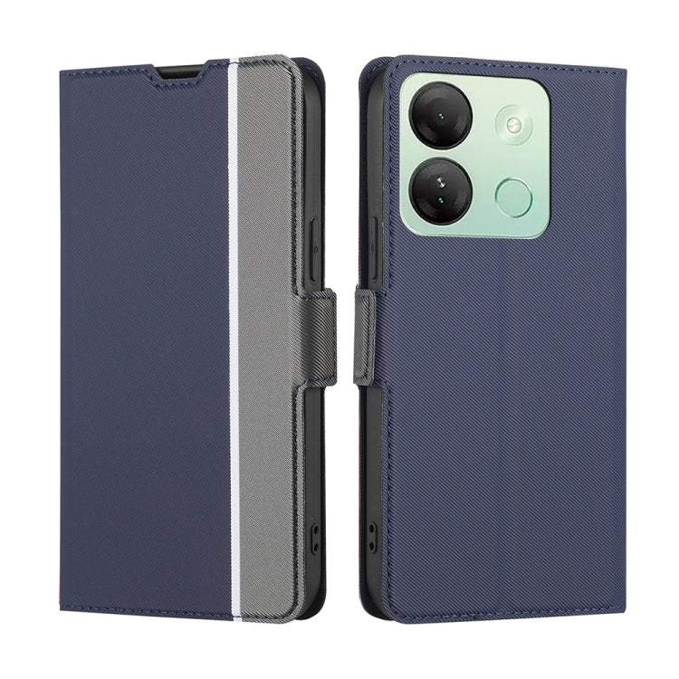 Twill Texture Side Button Leather Phone Case, For Infinix Hot 60 5G, For Infinix Hot 60 Pro+ 4G, For Infinix Hot 60 Pro 4G, For Infinix Smart 10 4G, For Infinix Note 50s 5G, For Infinix Note 50x 5G, For Infinix Note 50 Pro+ 5G, For Infinix Note 50 4G  ...