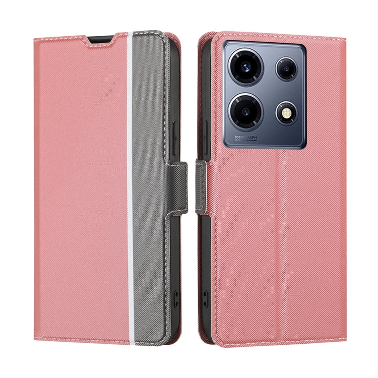 Twill Texture Side Button Leather Phone Case, For Infinix Hot 60 5G, For Infinix Hot 60 Pro+ 4G, For Infinix Hot 60 Pro 4G, For Infinix Smart 10 4G, For Infinix Note 50s 5G, For Infinix Note 50x 5G, For Infinix Note 50 Pro+ 5G, For Infinix Note 50 4G  ...