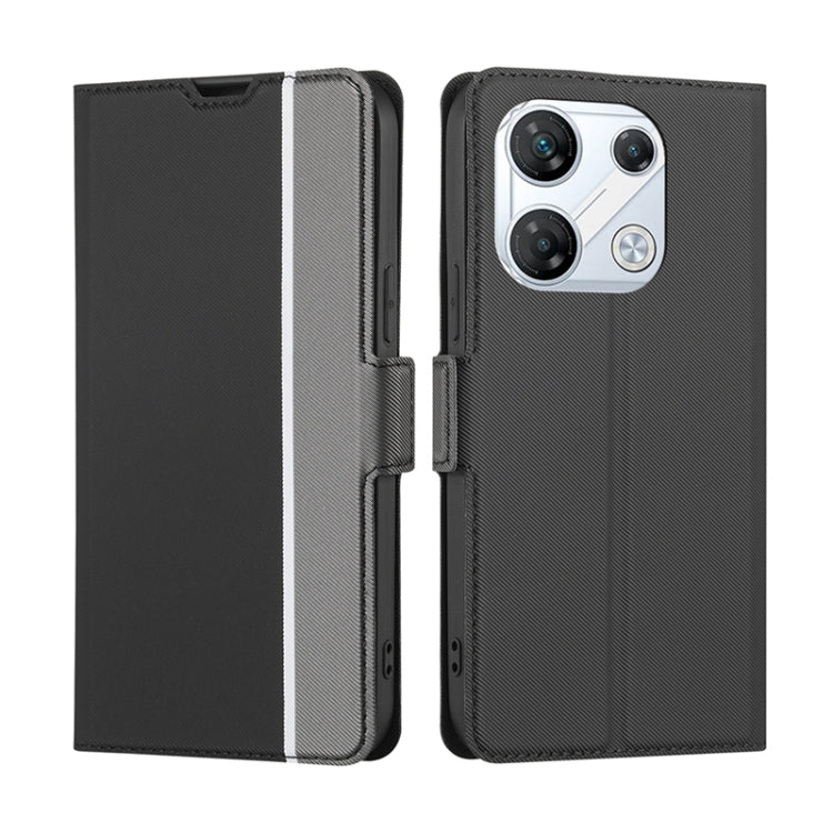 Twill Texture Side Button Leather Phone Case, For Infinix Hot 60 5G, For Infinix Hot 60 Pro+ 4G, For Infinix Hot 60 Pro 4G, For Infinix Smart 10 4G, For Infinix Note 50s 5G, For Infinix Note 50x 5G, For Infinix Note 50 Pro+ 5G, For Infinix Note 50 4G  ...