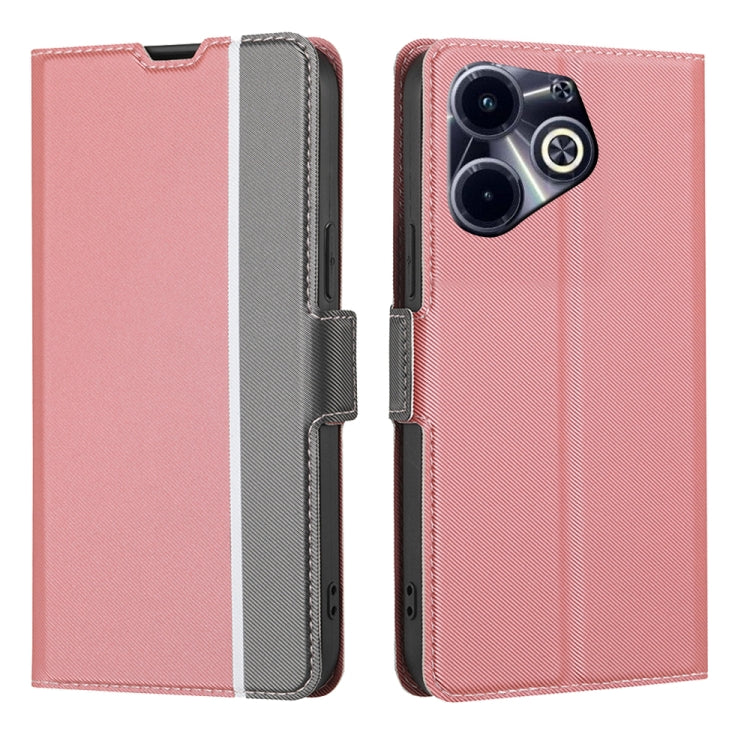 Twill Texture Side Button Leather Phone Case, For Infinix Hot 60 5G, For Infinix Hot 60 Pro+ 4G, For Infinix Hot 60 Pro 4G, For Infinix Smart 10 4G, For Infinix Note 50s 5G, For Infinix Note 50x 5G, For Infinix Note 50 Pro+ 5G, For Infinix Note 50 4G  ...