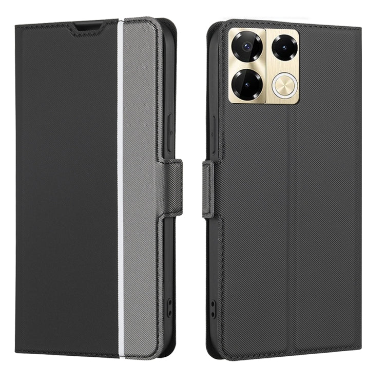 Twill Texture Side Button Leather Phone Case, For Infinix Hot 60 5G, For Infinix Hot 60 Pro+ 4G, For Infinix Hot 60 Pro 4G, For Infinix Smart 10 4G, For Infinix Note 50s 5G, For Infinix Note 50x 5G, For Infinix Note 50 Pro+ 5G, For Infinix Note 50 4G  ...