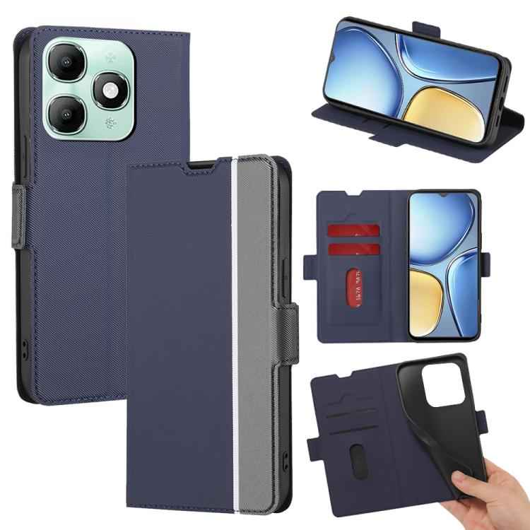 Twill Texture Side Button Leather Phone Case, For Infinix Hot 60 5G, For Infinix Hot 60 Pro+ 4G, For Infinix Hot 60 Pro 4G, For Infinix Smart 10 4G, For Infinix Note 50s 5G, For Infinix Note 50x 5G, For Infinix Note 50 Pro+ 5G, For Infinix Note 50 4G  ...