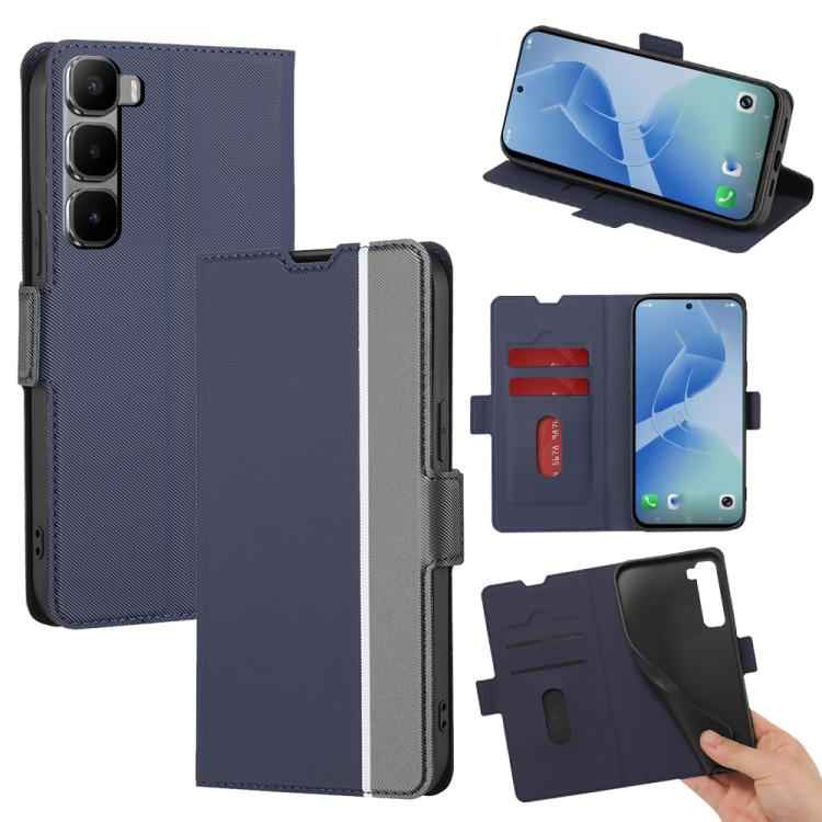 Twill Texture Side Button Leather Phone Case, For Infinix Hot 60 5G, For Infinix Hot 60 Pro+ 4G, For Infinix Hot 60 Pro 4G, For Infinix Smart 10 4G, For Infinix Note 50s 5G, For Infinix Note 50x 5G, For Infinix Note 50 Pro+ 5G, For Infinix Note 50 4G  ...