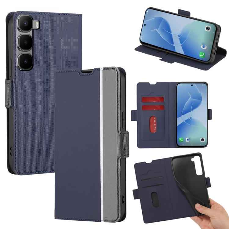 Twill Texture Side Button Leather Phone Case, For Infinix Hot 60 5G, For Infinix Hot 60 Pro+ 4G, For Infinix Hot 60 Pro 4G, For Infinix Smart 10 4G, For Infinix Note 50s 5G, For Infinix Note 50x 5G, For Infinix Note 50 Pro+ 5G, For Infinix Note 50 4G  ...
