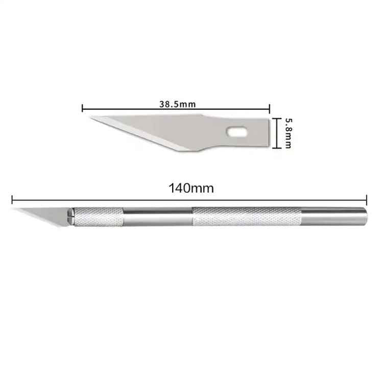 6 in 1 Aluminum Alloy DIY Carving Tool Handmade Pen Knife