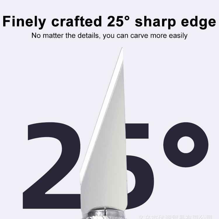 6 in 1 Aluminum Alloy DIY Carving Tool Handmade Pen Knife