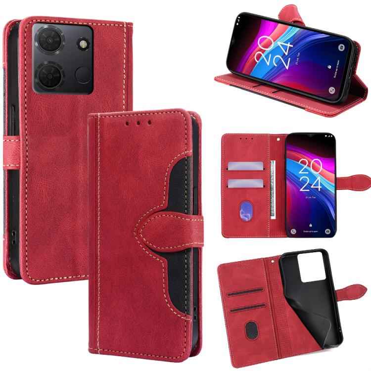 Skin Feel Magnetic Buckle Leather Phone Case