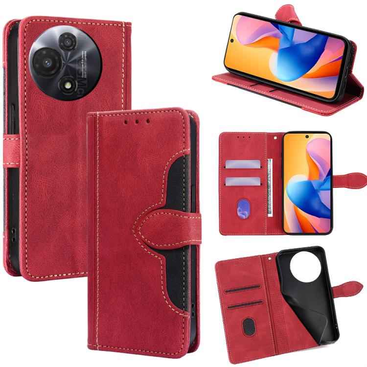 Skin Feel Magnetic Buckle Leather Phone Case