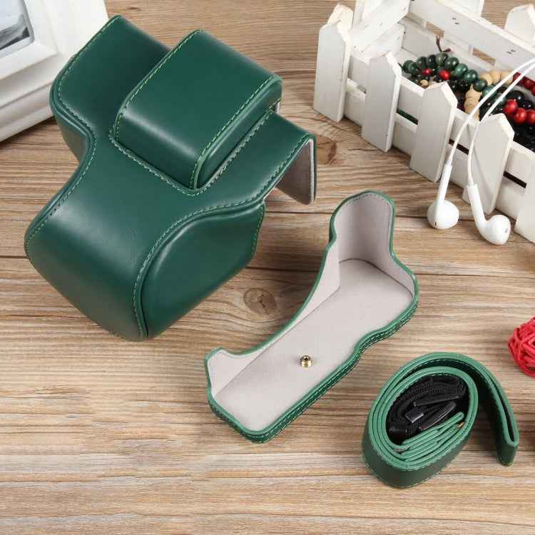 Full Body Magnetic Leather Camera Case Bag with Strap, Regular Edition