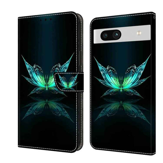 Crystal 3D Shockproof Protective Leather Phone Case, For Google Pixel 7a, For Google Pixel 7 Pro