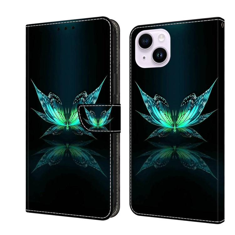 Crystal 3D Shockproof Protective Leather Phone Case, For iPhone 15 Pro Max, For iPhone 14 Plus