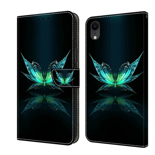Crystal 3D Shockproof Protective Leather Phone Case, For iPhone XR, For iPhone XS Max