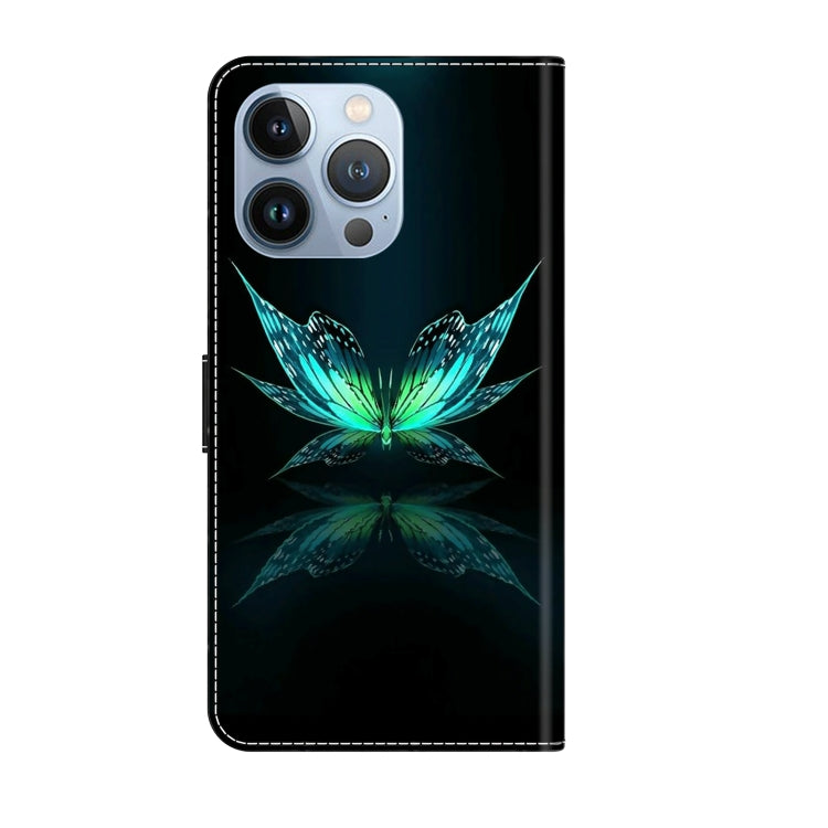 Crystal 3D Shockproof Protective Leather Phone Case, For iPhone 15 Pro Max, For iPhone 14 Plus
