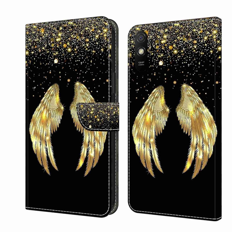 Crystal 3D Shockproof Protective Leather Phone Case, For Xiaomi Redmi 9T, For Xiaomi Redmi 9A