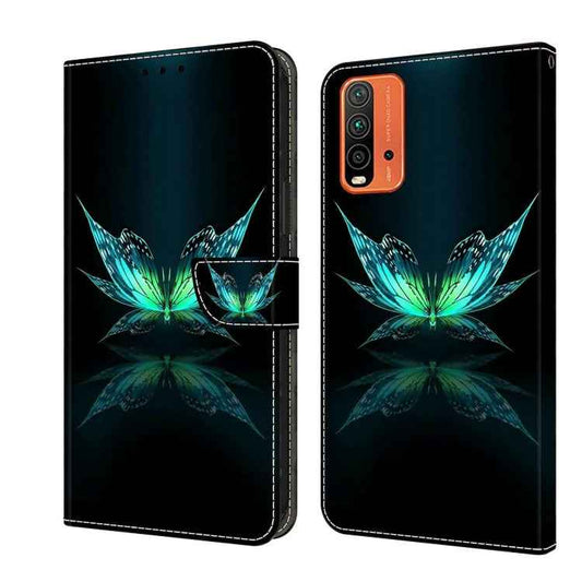Crystal 3D Shockproof Protective Leather Phone Case, For Xiaomi Redmi 9T, For Xiaomi Redmi 9A