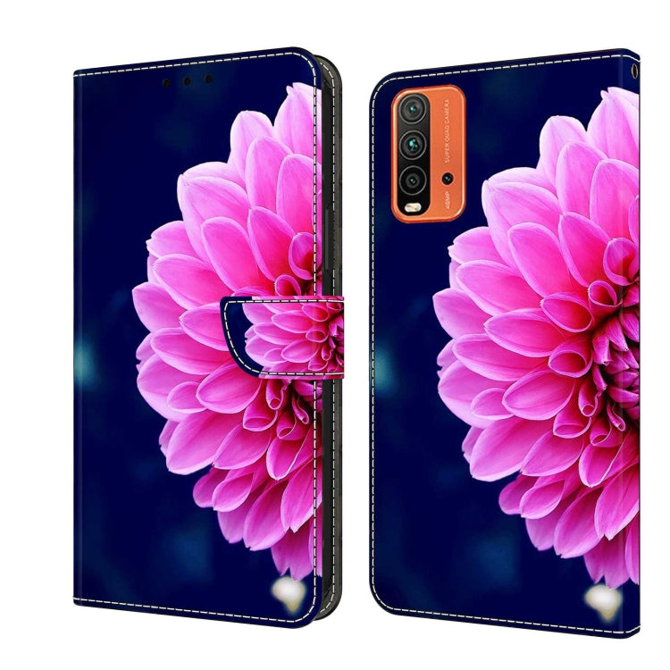 Crystal 3D Shockproof Protective Leather Phone Case, For Xiaomi Redmi 9T, For Xiaomi Redmi 9A