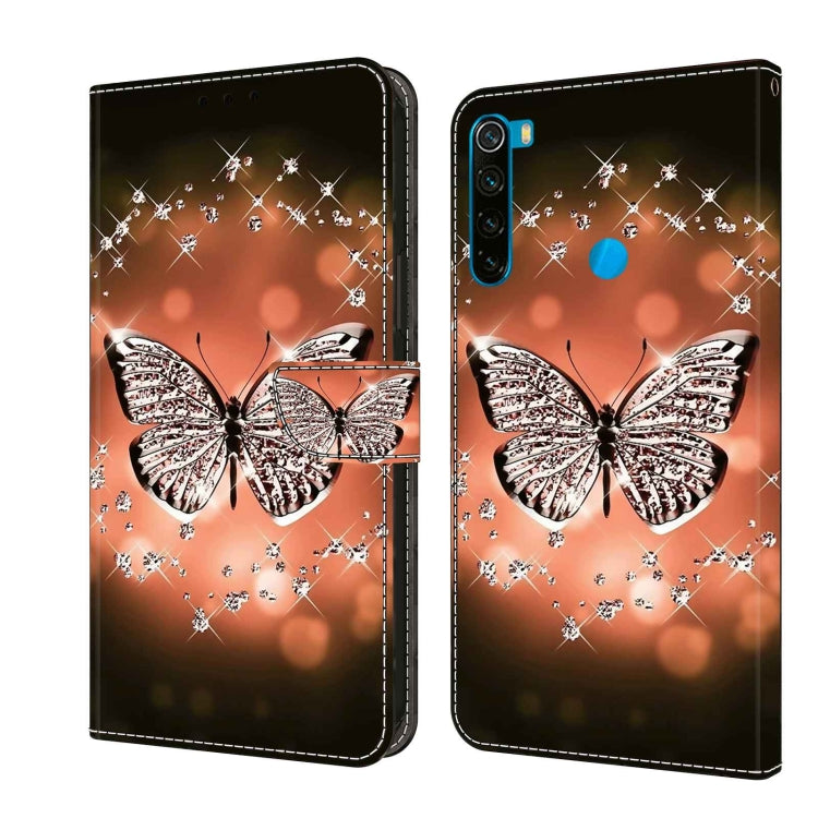 Crystal 3D Shockproof Protective Leather Phone Case, For Xiaomi Redmi Note 8T, For Xiaomi Redmi Note 8
