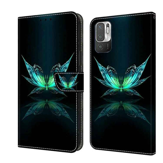 Crystal 3D Shockproof Protective Leather Phone Case, For Xiaomi Redmi Note 10 5G, For Xiaomi Redmi Note 10 4G