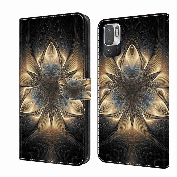 Crystal 3D Shockproof Protective Leather Phone Case, For Xiaomi Redmi Note 10 5G, For Xiaomi Redmi Note 10 4G