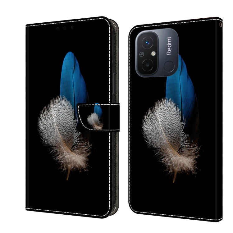 Crystal 3D Shockproof Protective Leather Phone Case, For Xiaomi Redmi Note 12 5G Global / Poco X5, For Xiaomi Redmi 11A 4G / Redmi 12C Global