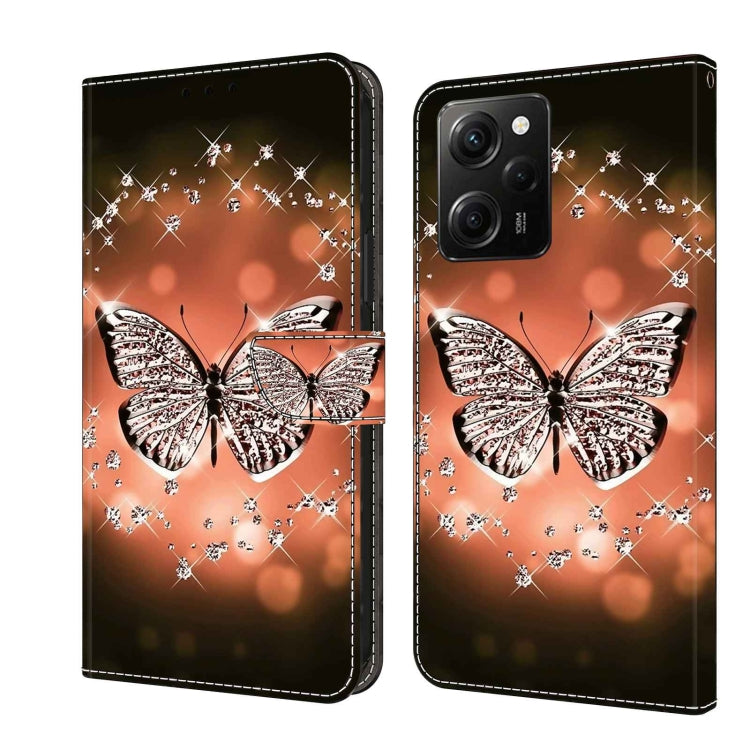 Crystal 3D Shockproof Protective Leather Phone Case, For Xiaomi Redmi Note 12 Pro Global, For Xiaomi Redmi 10