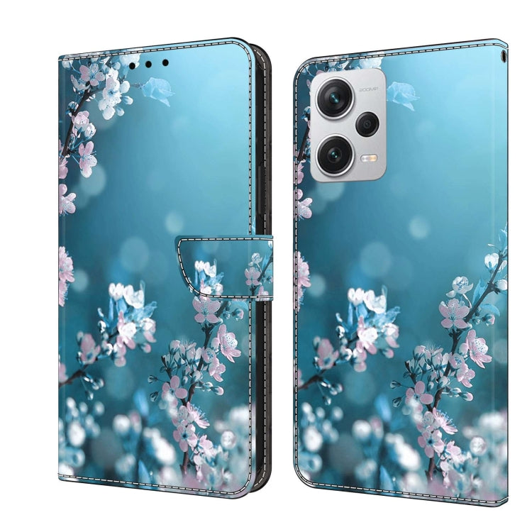 Crystal 3D Shockproof Protective Leather Phone Case, For Xiaomi Redmi Note 12 4G, For Xiaomi Redmi Note 12 Pro+