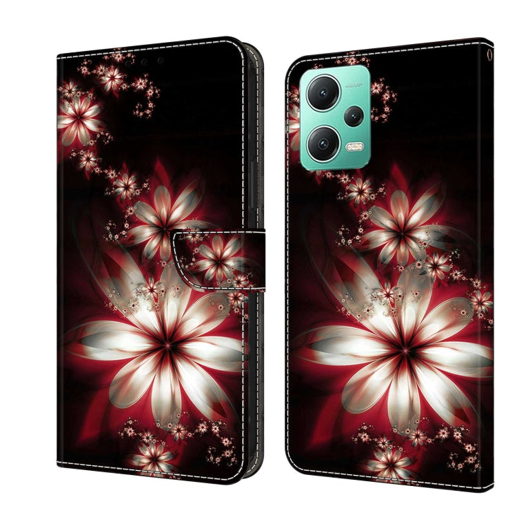 Crystal 3D Shockproof Protective Leather Phone Case, For Xiaomi Redmi Note 12 5G Global / Poco X5, For Xiaomi Redmi 11A 4G / Redmi 12C Global