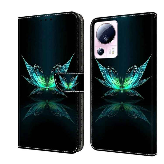Crystal 3D Shockproof Protective Leather Phone Case, For Xiaomi 13 Lite, For Xiaomi 13 Pro