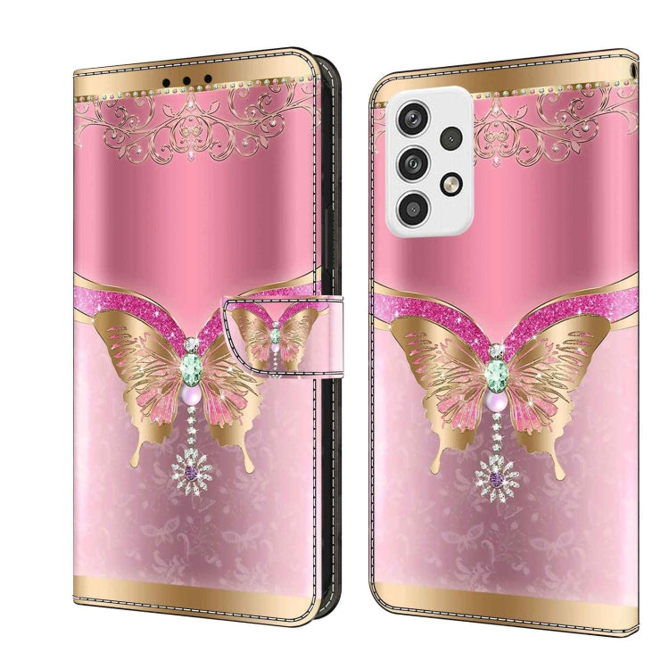 Crystal 3D Shockproof Protective Leather Phone Case, For Samsung Galaxy S23 FE 5G, For Samsung Galaxy A23 5G