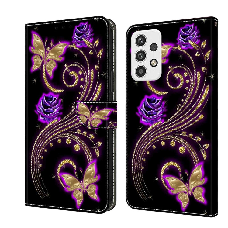 Crystal 3D Shockproof Protective Leather Phone Case, For Samsung Galaxy S23 FE 5G, For Samsung Galaxy A23 5G