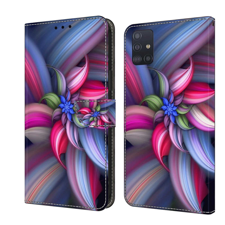 Crystal 3D Shockproof Protective Leather Phone Case, For Samsung Galaxy A51 4G, For Samsung Galaxy A50
