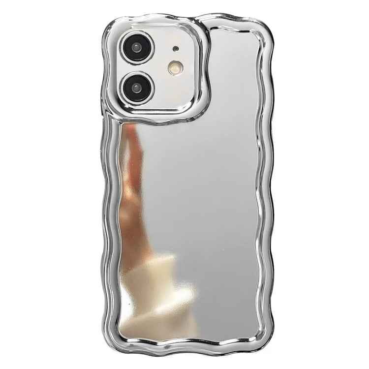 Electroplated Mirror Waves Silicone Phone Case