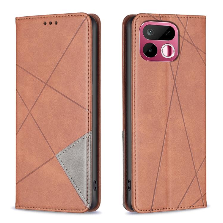 Rhombus Texture Leather Phone Case, For Realme 16T 5G, For Realme 16 5G, For Realme 16 Pro+ 5G, For Realme 16 Pro 5G, For Realme 15 Pro 5G, For Realme 15 5G, For Realme C53