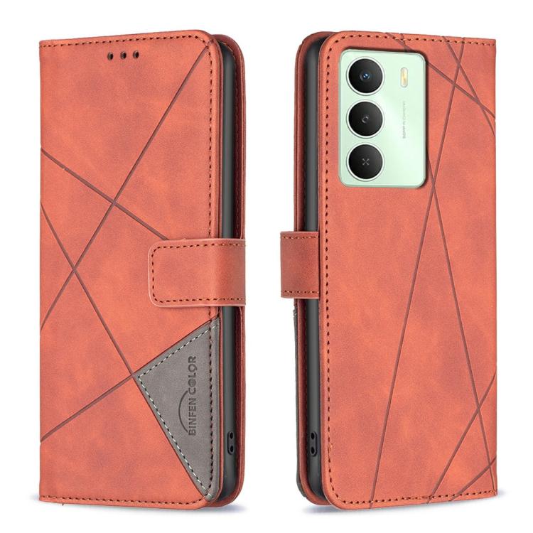Magnetic Buckle Rhombus Texture Leather Phone Case, For Realme 14X 5G, For Realme C75 4G, For Realme Note 60 / C61, For Realme 13 Pro 5G / 13 Pro+ 5G, For Realme GT 6 / GT 6T, For Realme C61 / C63, For Realme 12+ 5G, For  Realme 11 4G