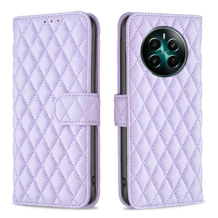 Diamond Lattice Wallet Flip Leather Phone Case, For Realme 12+ 5G, For Realme C53, For Realme C65 4G