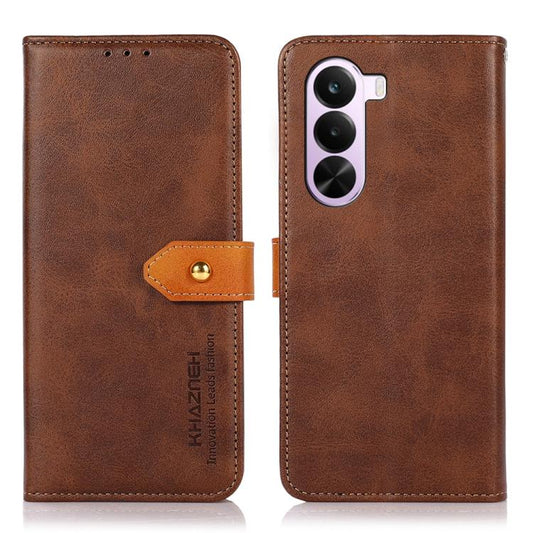 KHAZNEH Dual-color Cowhide Texture Flip Leather Phone Case, For OnePlus Nord CE6 Lite 5G Global, For OnePlus Ace 6 Ultra, For OnePlus 15T, For OnePlus Turbo 6V / Turbo 6, For OnePlus 15, For OnePlus Nord 5, For OnePlus Nord CE5, For OnePlus 13R Global ...