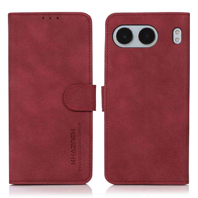KHAZNEH Matte Texture Leather Phone Case