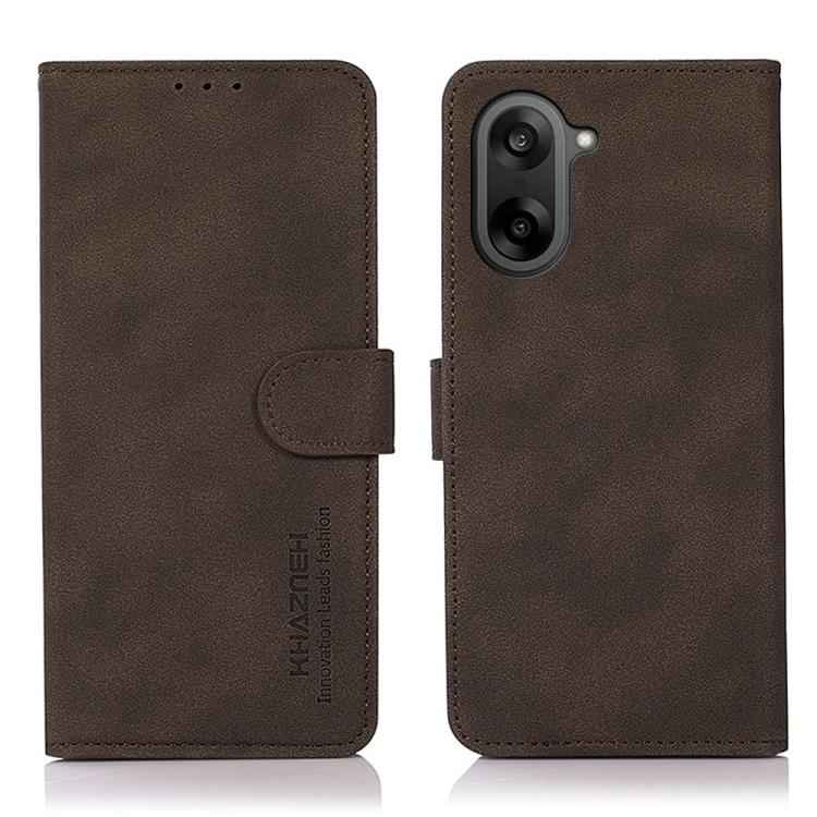 KHAZNEH Matte Texture Leather Phone Case