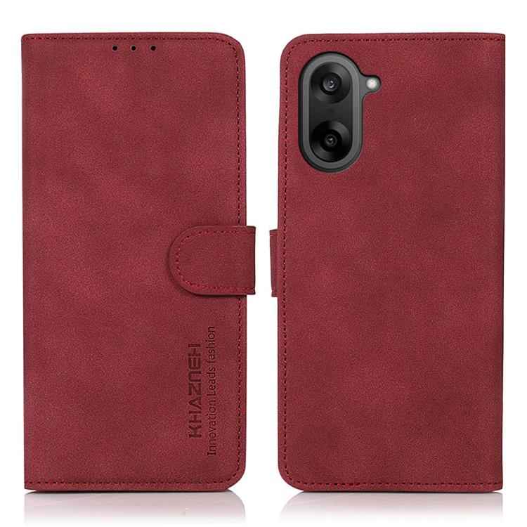 KHAZNEH Matte Texture Leather Phone Case