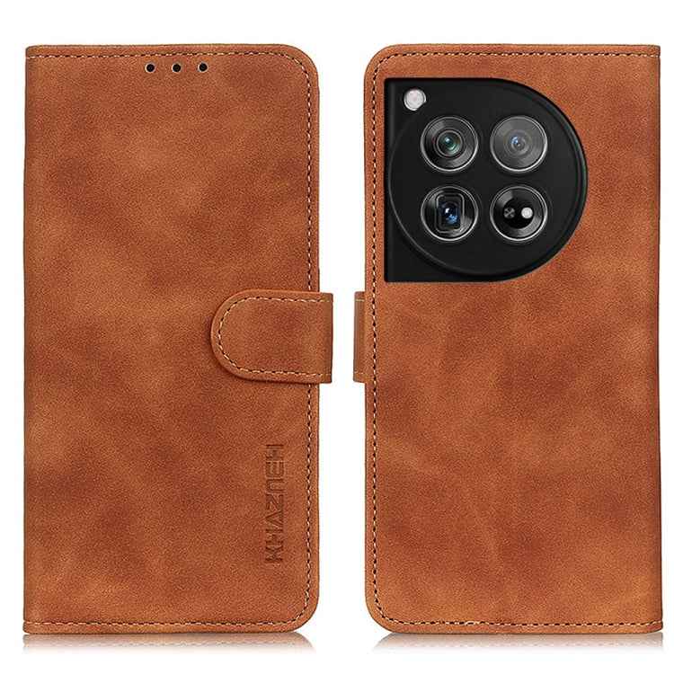 KHAZNEH Retro Texture Leather Phone Case