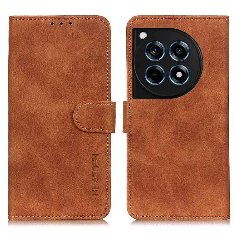 KHAZNEH Retro Texture Leather Phone Case